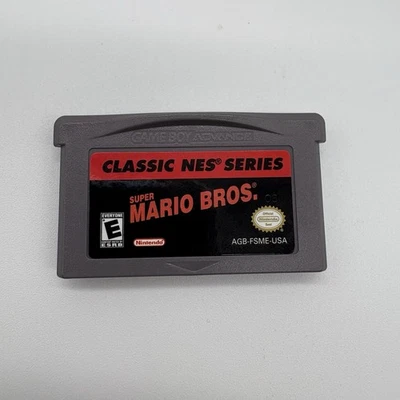 Super Mario Bros Classic NES Series (GameBoy Advance GBA) Tested Cleaned Working - Image 1 of 2