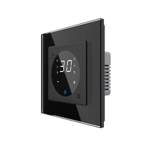 Termostato de ambiente LIVOLO ext. Sensor de temperatura suelo radiante / calefacción eléctrica marco de vidrio - Imagen 1 de 7