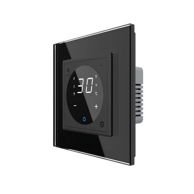 LIVOLO Raumthermostat ext. Temperaturfühler Fußboden / Elektroheizung Glasrahmen - Bild 1 von 4