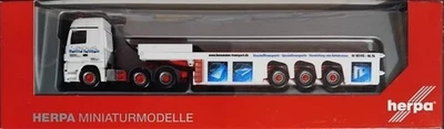 HERPA 155946 Camion autoarticolato 6 assi MB Actros LH SZ "Hausmann" - scala H0 - Immagine 1 di 4