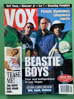VOX September-1994 BEASTIE BOYS Lou Reed Madder Rose Steely Dan Terry Hall Ice-T - Image 1 of 2