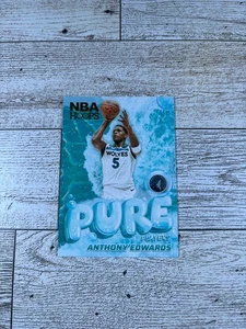2024-25 NBA Hoops Anthony Edwards Pure Players #4 Minnesota Timberwolves - Picture 1 of 2