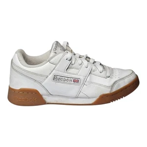 Scarpe sneakers casual Reebok uomo Workout Plus CN2126 bianche taglia 10 - Foto 1 di 11