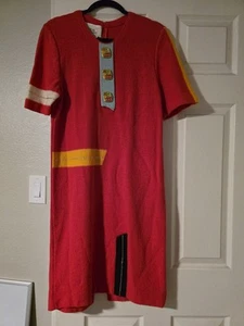 Vintage Steve Fabrikant  Neiman Marcus Knit Dress Red - Picture 1 of 6
