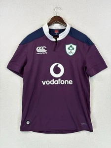 Canterbury Ireland Rugby Team Purple Jersey 2016/17 IRFU Vodafone Men's Medium - Picture 1 of 9