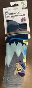 Smartwool Kids' Wintersport Full Cushion Mountain Moose Ski Socks MED US 12-2.5 - Picture 1 of 5