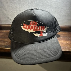 Led Zeppelin 2 Vintage Otto OS verstellbare SnapBack Mütze Kappe schwarz - Bild 1 von 12