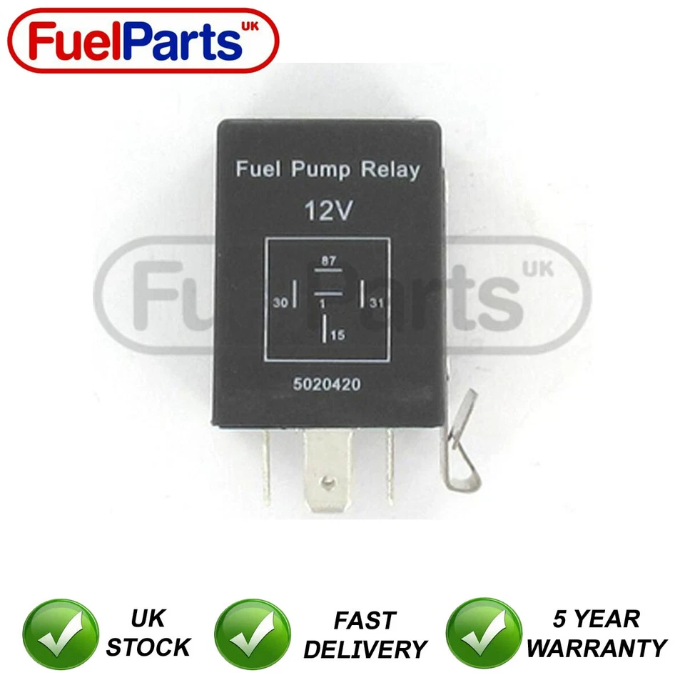 FuelParts Fuel Pump Relay Fits Ford Escort 1982-1990 1.6 2.0 FPR7997SJ - Image 1 of 1