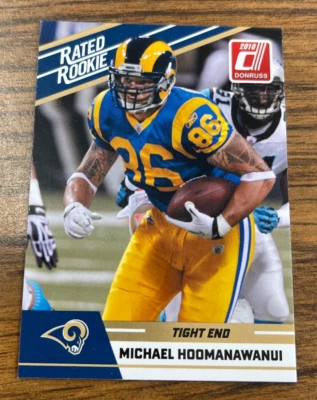 2010 Donruss Card # 71 Michael Hoomanawanui Rated Rookie - Image 1 of 2