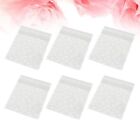 300 pcs White Frosted Bags Plastic Self-adhesive Pouch Packaging Bag