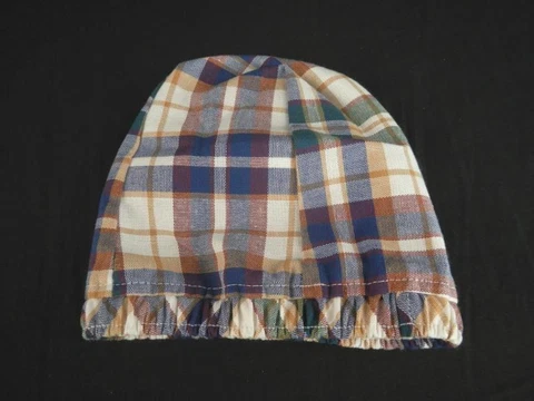 Longaberger Pen Pal Plaid Basket Liner White Blue Tan 2737528 Cover