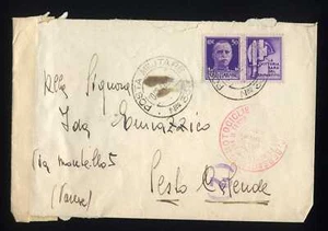 Posta Militare n. 33 (10.12.42) con Prop. di guerra da 50 c.  Reca un bollo in - Picture 1 of 1