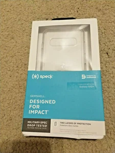 Speck GemShell Samsung Galaxy S10+ Case, Clear (For S10 Plus only) - Picture 1 of 6