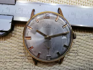 Vintage VERGOLDETE SCHWEIZER HERRENUHR TITAN - Bild 1 von 5
