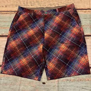 Pantalones Cortos de Golf HRESKI Coloridos a Cuadros para Hombre Multicolor Talla 36 - Imagen 1 de 9
