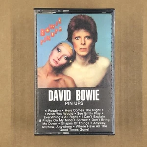 DAVID BOWIE Cassette Tape PIN UPS 70s Rock Glam YARDBIRDS PINK FLOYD THE WHO - Picture 1 of 5
