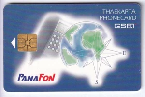 TELECARTE GSM SIM COLLECTOR .. GRECE PANAFON 4MN GEMPLUS 1998 +N° CHIP/PUCE - Imagen 1 de 2