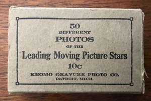 Foto incisione Kromo anni '10 di set stelle quadro, Douglas Fairbanks, Bessie Love - Foto 1 di 14
