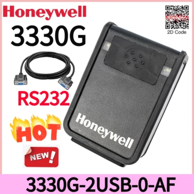 Honeywell Vuquest 3330G Fixed Mount 2D Imager Barcode Scanner with RS232 Cable - Image 1 of 4