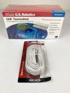 VTG US ROBOTICS 56K FAX MODEM MODEL 5686 AND JENSEN 50 FT. LINE CORD NEW SEALED! - Picture 1 of 12