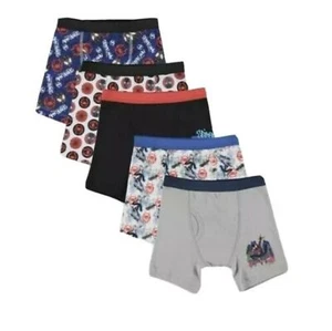 Spider-Man Into The Spiderverse 5 Boys' Boxer Briefs Size 4 - Picture 1 of 4