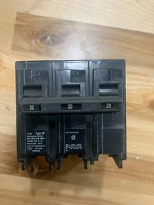 SIEMENS 20A 3 POLE 240V CIRCUIT BREAKER NE-7048 HACR TYPE *FREE SHIPPING* CB - Picture 1 of 3
