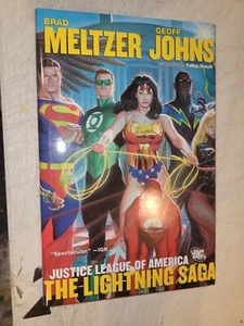 JUSTICE LEAGUE OF AMERICA: THE LIGHTNING SAGA MELTZER JOHNS ~~ DC HC NEW - Picture 1 of 3