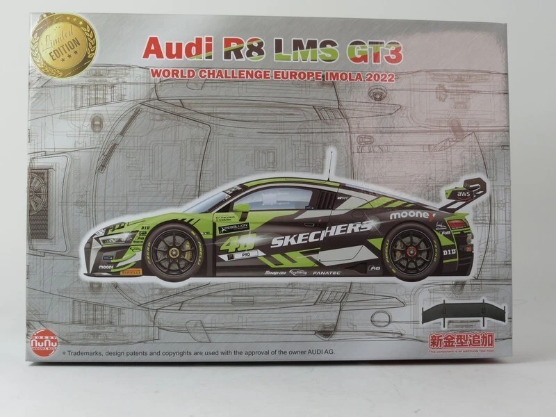 Nunu PN24044 Audi R8 LMS GT3 World Challenge Europe Imola 2022 Kit Montaggio ...