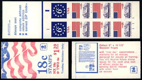 1981 Flag Anthem Sc BK138 BOOKLET Sc 1893a (Sc 1892 & 1893 COMBO) - Image 1 of 1