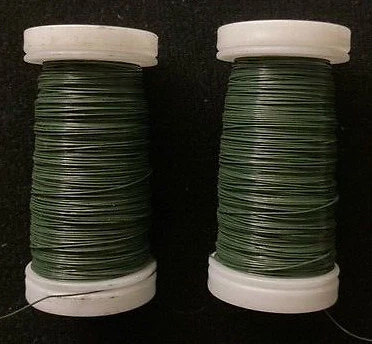 Blumen Bindedraht Grün, 2 Rollen a jeweils 0,35 mm x 100 m (gesamt 200 m) - Bild 1 von 1