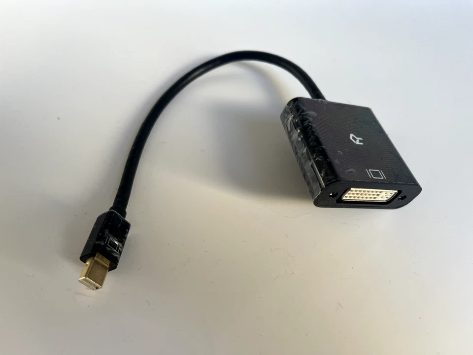 MIni DP Display Port Male to DVI-D & DVI-I Female Adapter Cable Converter Lead - Image 1 of 1