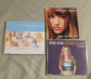 Britney Spears CD Single Lot Crazy I'm Not A Girl Not Yet A Woman Baby One More