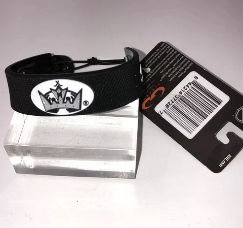 Los Angeles Kings Wristband NHL Hockey GameWear Rubber Bracelet Cover