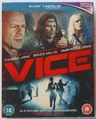 VICE - BRUCE WILLIS, THOMAS JANE, AMBYR CHILDERS - REG B BLU RAY WITH SLIP COVER - Image 1 of 4