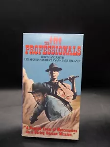 Vintage The Professionals VHS 1989 Lee Marvin, Burt Lancaster, Ralph Bellamy - Picture 1 of 6