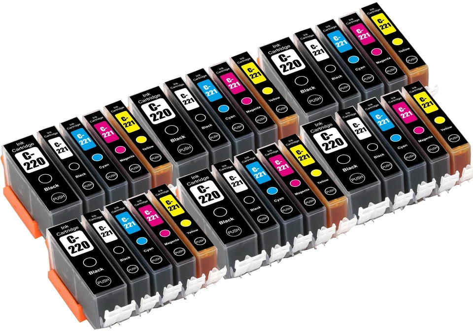 打印机 油箱 适用于 PGI-220 CLI 221-Canon Pixma MP560 MP620 MP640 iP4600 MX870 — 第 1/1 张图片