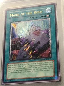 PSA 9 2008 YUGIOH CSOC-EN047 MARK OF THE ROSE ULTIMATE RARE MINT - Picture 1 of 16