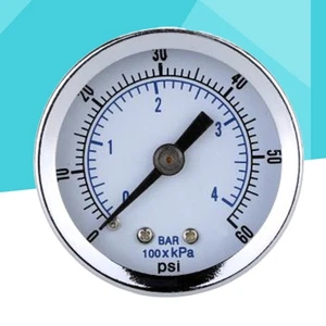 Manómetro de presión de aire comprimido compresor de 0-60 psi manómetro de doble escala - Imagen 1 de 11