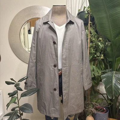 Abrigo Polo Forrado $498 J.CREW M PATA DE GALLO Patrón Tweed para Hombre Foto 1 de 4