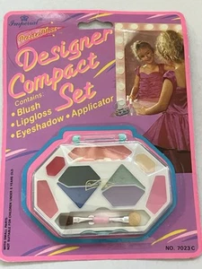 DE COLECCIÓN 1990 IMPERIAL PETITE MISS DESIGNER CONJUNTO COMPACTO MAQUILLAJE NIÑOS MAQUILLAJE - Imagen 1 de 2