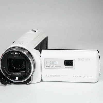 SONY Handycam HDR-PJ540 White Camcorder Video Camera Full HD 30x Zoom Japanese - Image 1 of 4