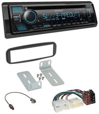 Kenwood Bluetooth USB CD MP3 DAB Autoradio für Renault Clio (2012-2017) - Bild 1 von 4