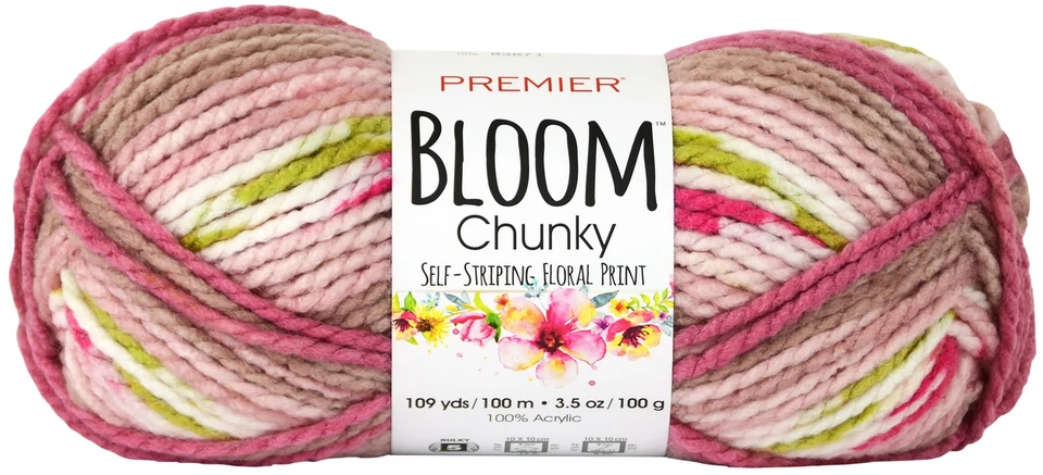 Premier Yarns Bloom Chunky Yarn Orchid 847652087528