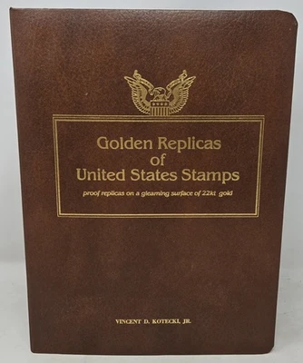 Colección de 73 réplicas de estampillas coleccionables de oro de 22 quilates Foto 1 de 4