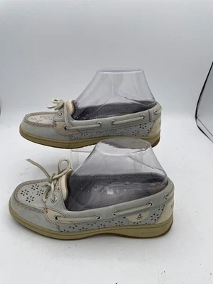 Sperry Top-Araña Floral Pez Ángel Barco Para Mujer Talla 6.5M Cuero Punta Redonda Foto 1 de 4