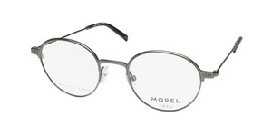 NEW MOREL 1880 60127M EYEWEAR WOMENS FRANCE FULL-RIM GRAY OVAL 48-21-145 GG03 - Picture 1 of 8
