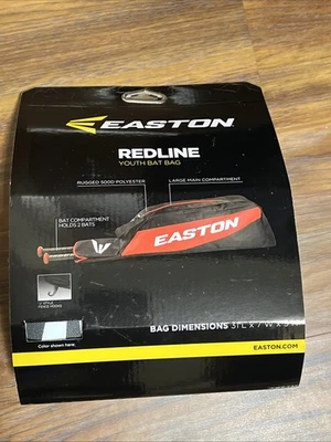 Bolsa de beisebol juvenil Easton Redline softbol 31" preta comporta 2 tacos - Imagem 1 de 2