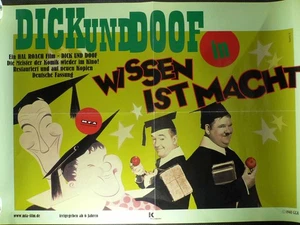 Dick und Doof - Wissen ist Macht - Filmposter A2 60x42cm gefaltet - Bild 1 von 1
