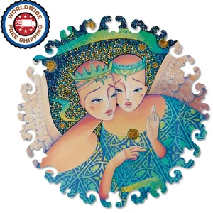 Davici Holzpuzzle "When a Star Was Born" 13,5 x 13,5 cm - 30 Teile Anfänger - Bild 1 von 6