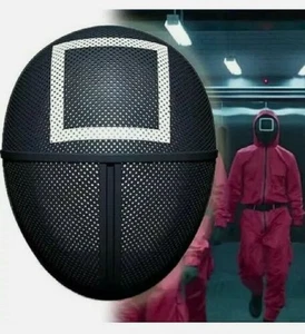 Maschera squid game ufficiale della serie netflix originale Quadrato - Foto 1 di 2